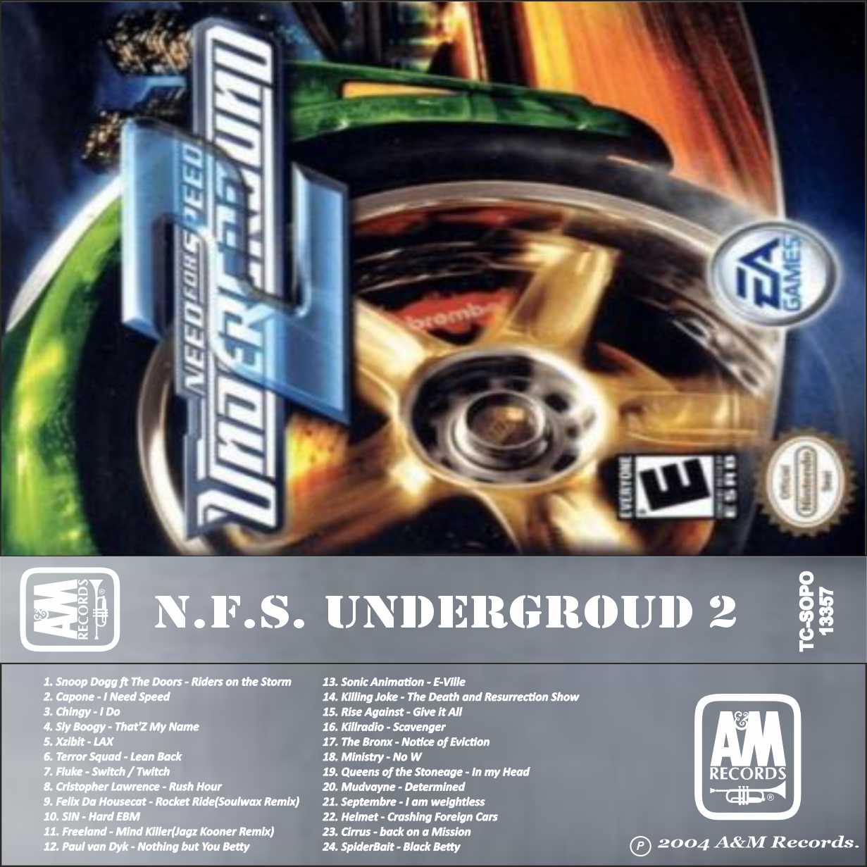 NFS Undergroud 2 O.S.T.